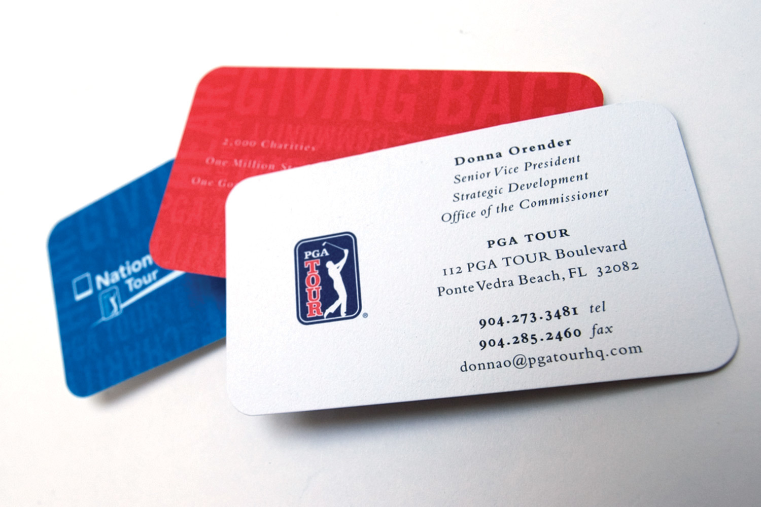 Multiple Inc Pga Tour Business Cards 091823