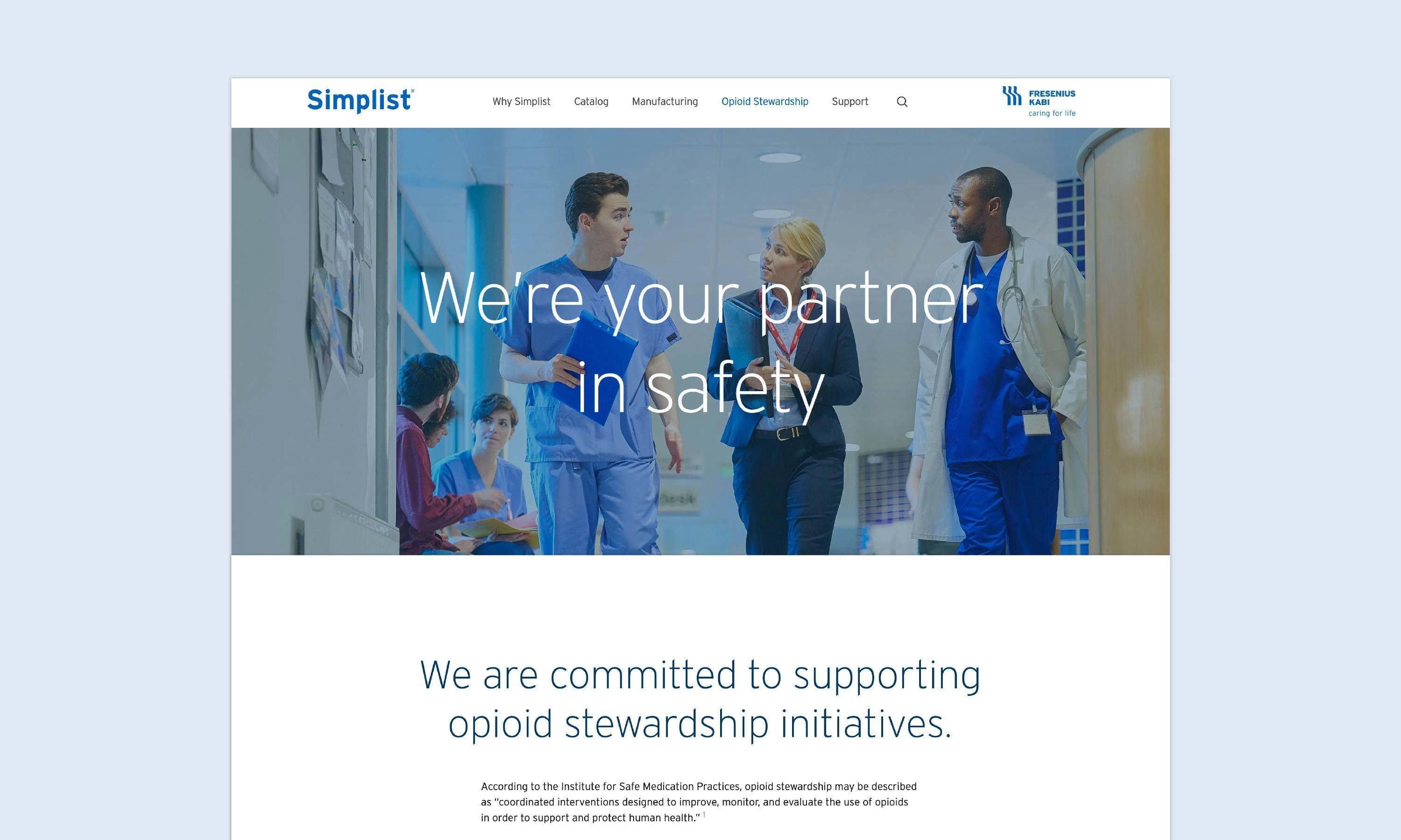 Multiple Inc, Simplist® Prefilled Syringes by Fresenius Kabi