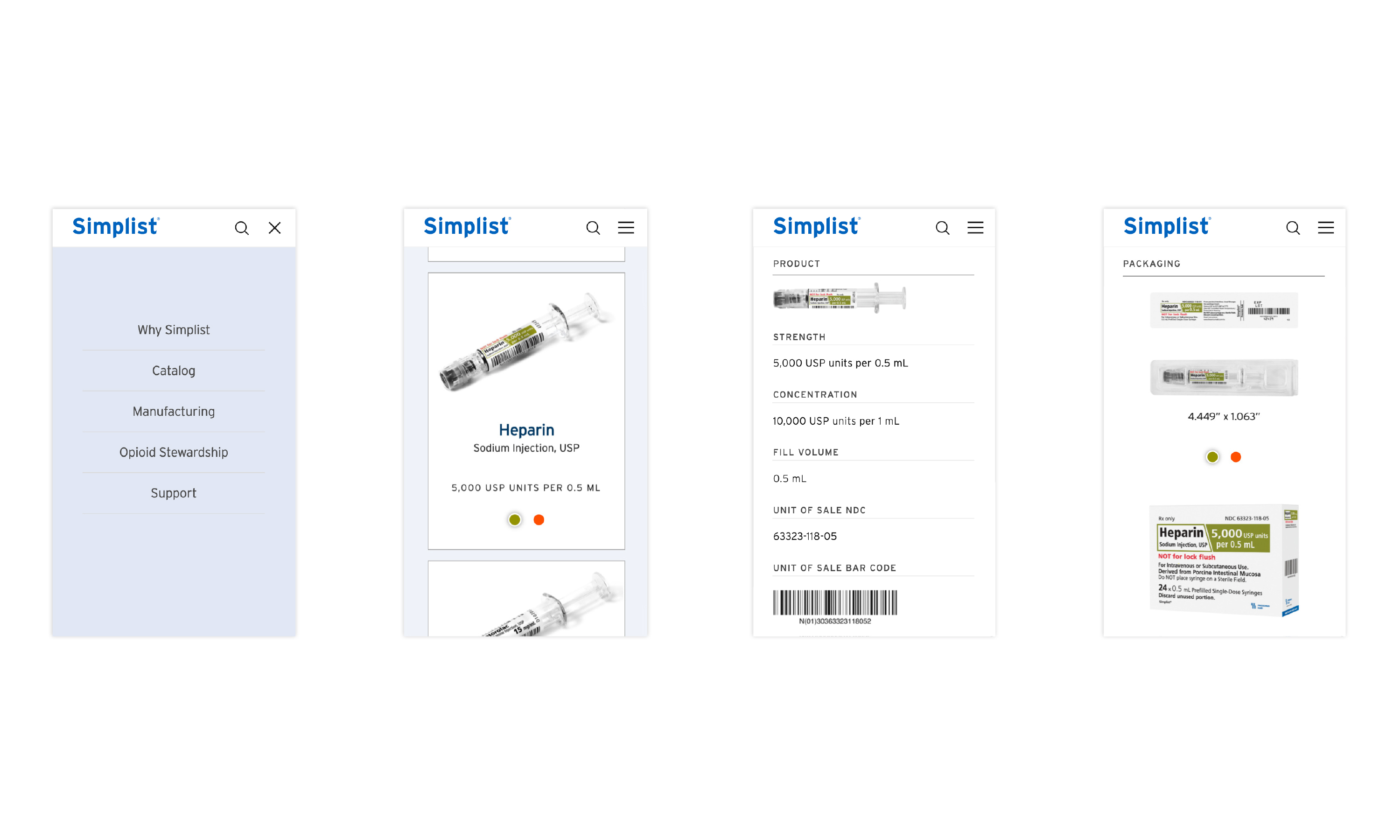 Multiple Inc, Simplist® Prefilled Syringes by Fresenius Kabi