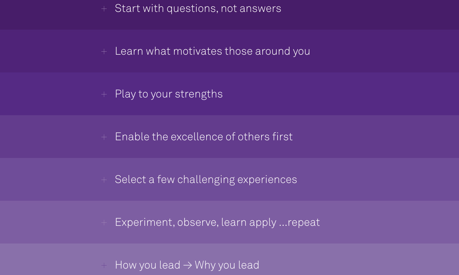 Multiple Inc, Center for Leadership, Northwestern University