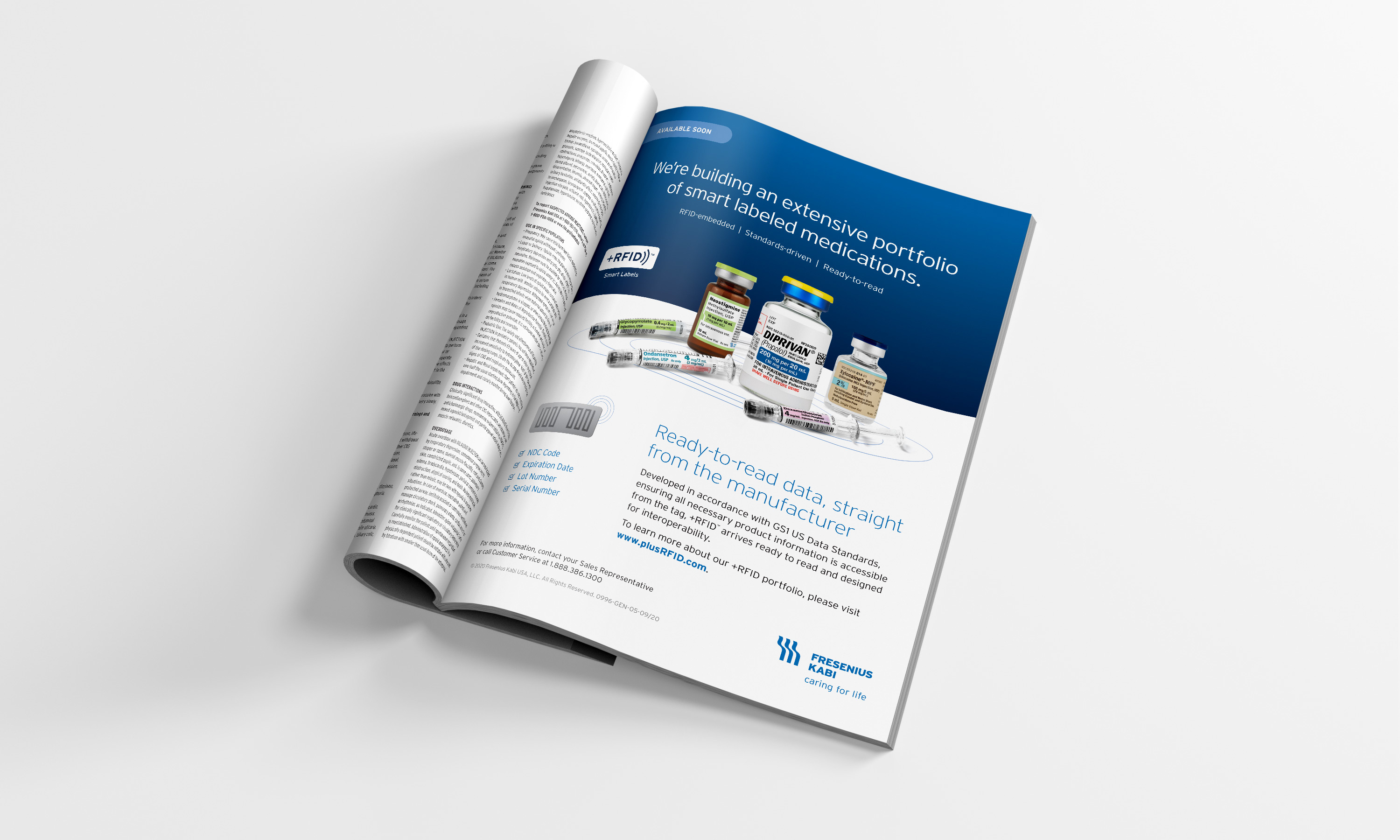 Multiple Inc, +RFID Smart Labels, Fresenius Kabi