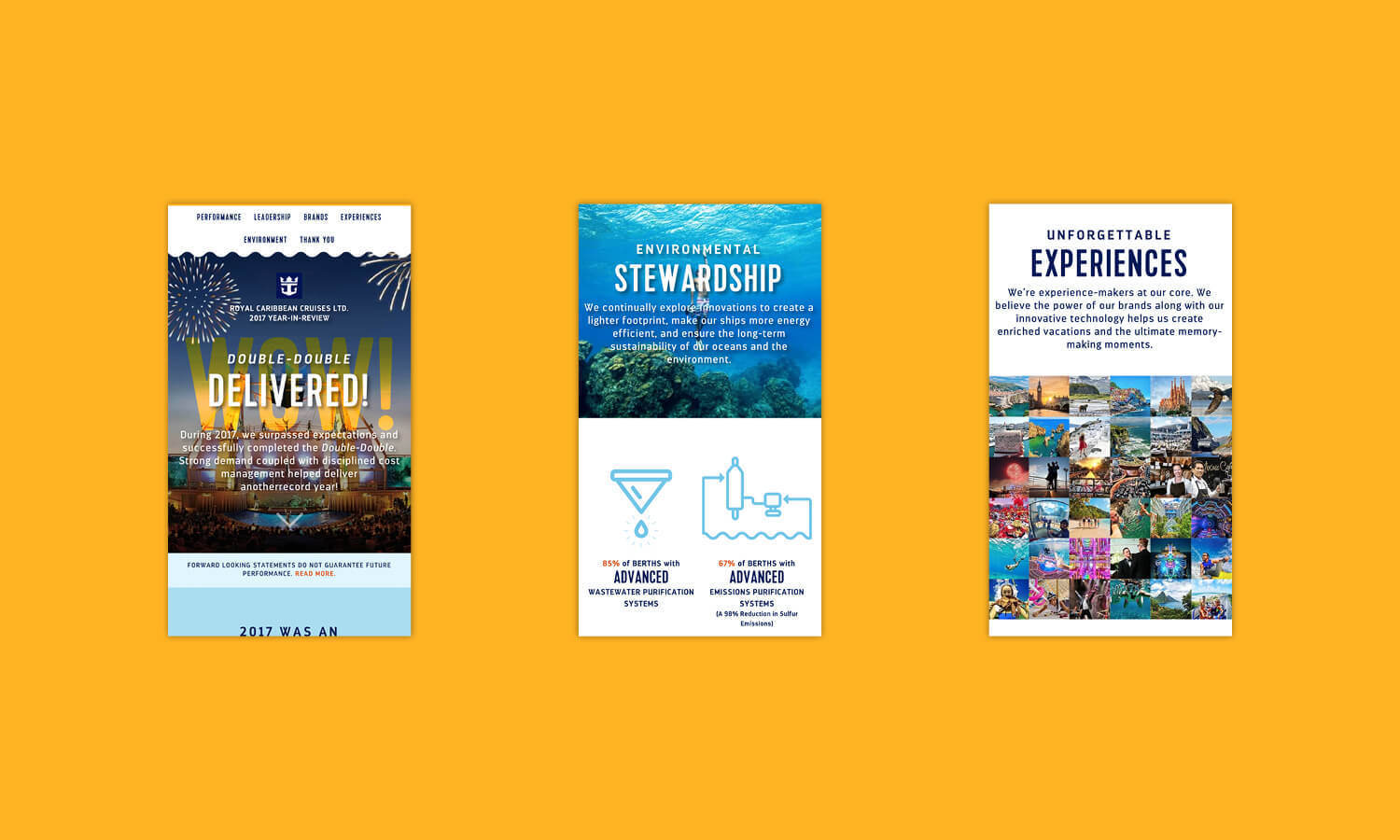 Multiple Inc, Royal Caribbean, Corporate Communication