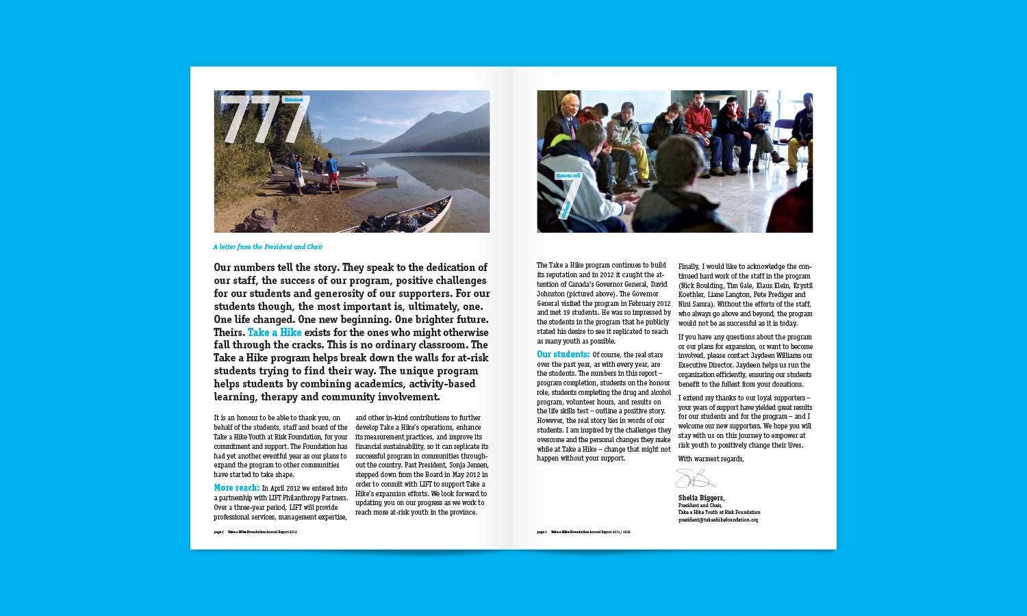 Multiple Inc, Take a Hike Foundation