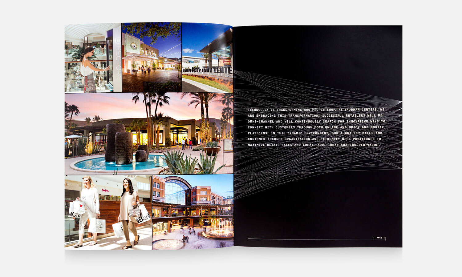 Multiple Inc, Taubman, 2014 Annual Report