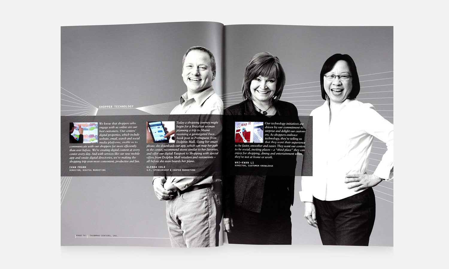 Multiple Inc, Taubman, 2014 Annual Report