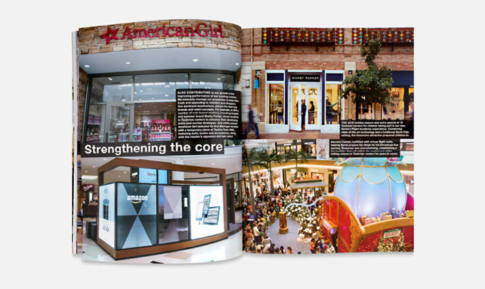 Multiple Inc, Taubman, 2016 Annual Report