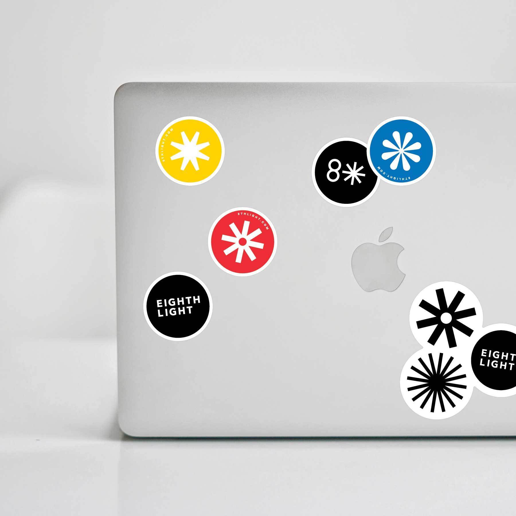 Multiple Inc Eighth Light Branding Stickers A 110223